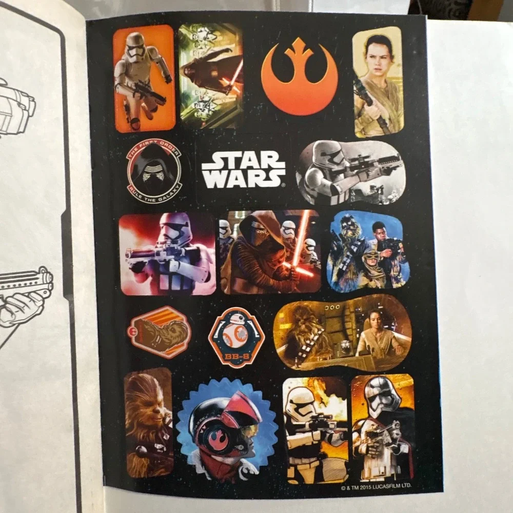 Star Wars The Force Awakens Coloring Activity Book Stickers Kylo Ren Bendon 2015